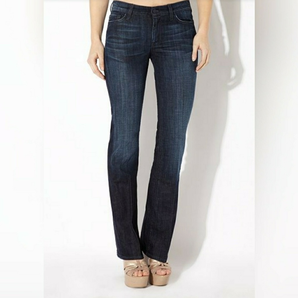 7 for all mankind high waist bootcut jeans